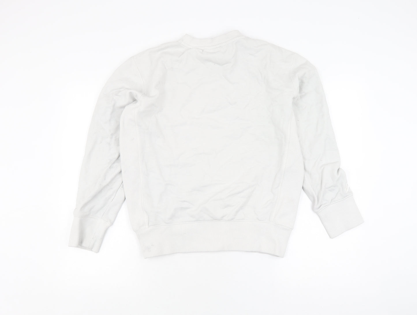 Superdry Unisex White Crew Neck Sweatshirt Size S