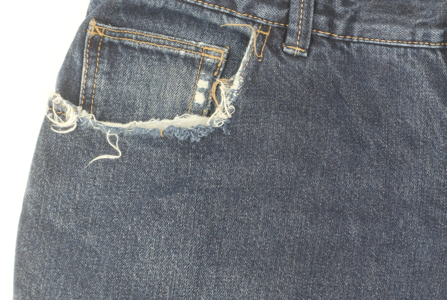 Next Women's Blue Slim Straight Jeans Size 16