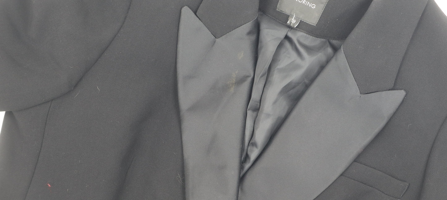 Next Women's Black Tuxedo Suit Jacket Size 18