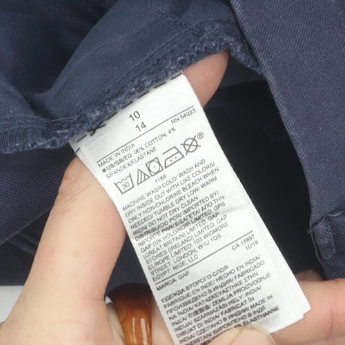 GAP Women's Blue Ankle Skinny Trousers Size 10