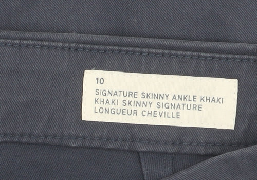 GAP Women's Blue Ankle Skinny Trousers Size 10