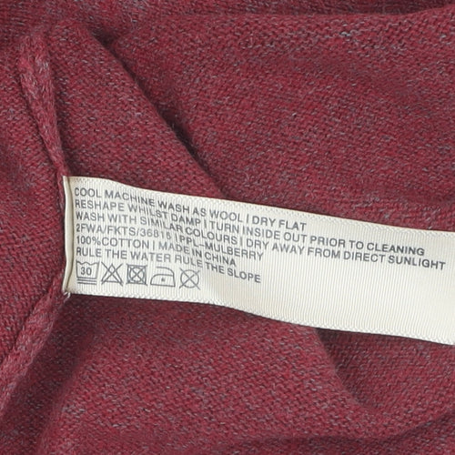 Fat Face Women's Red Shift Dress Size 10 Cotton