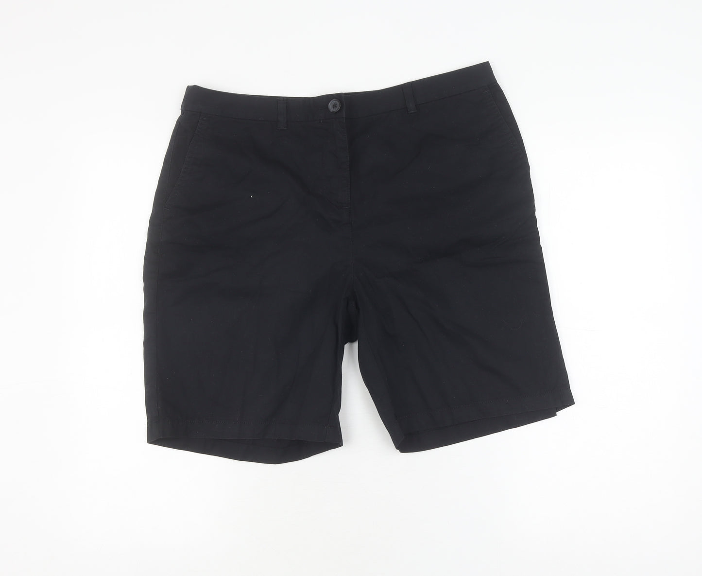 Marks and Spencer Women's Black Shorts Size 14