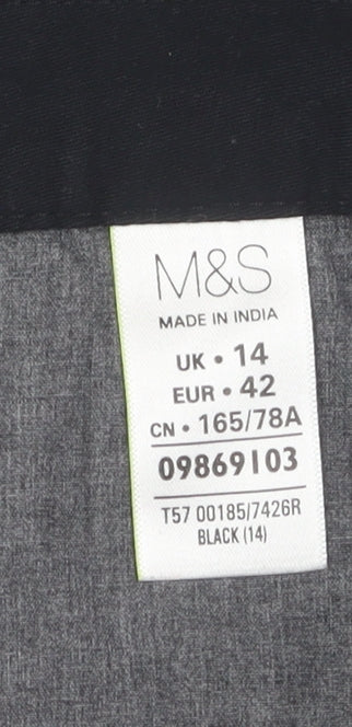 Marks and Spencer Women's Black Shorts Size 14