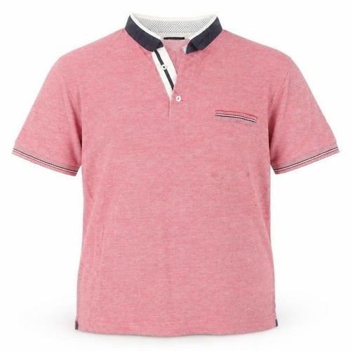 Zara Men Pink Polo Shirt, Size L, Short Sleeve Casual