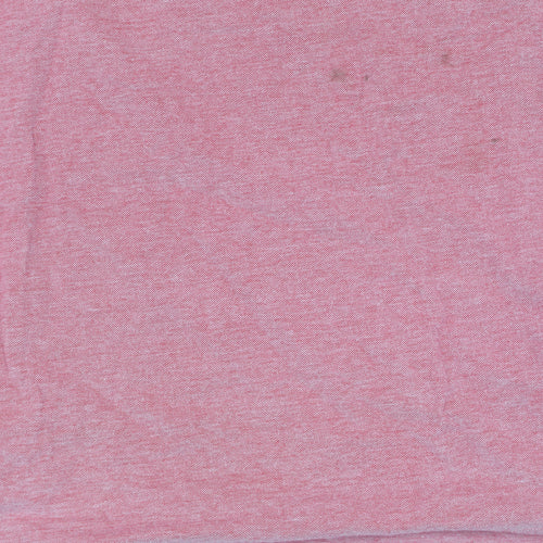 Zara Men Pink Polo Shirt, Size L, Short Sleeve Casual