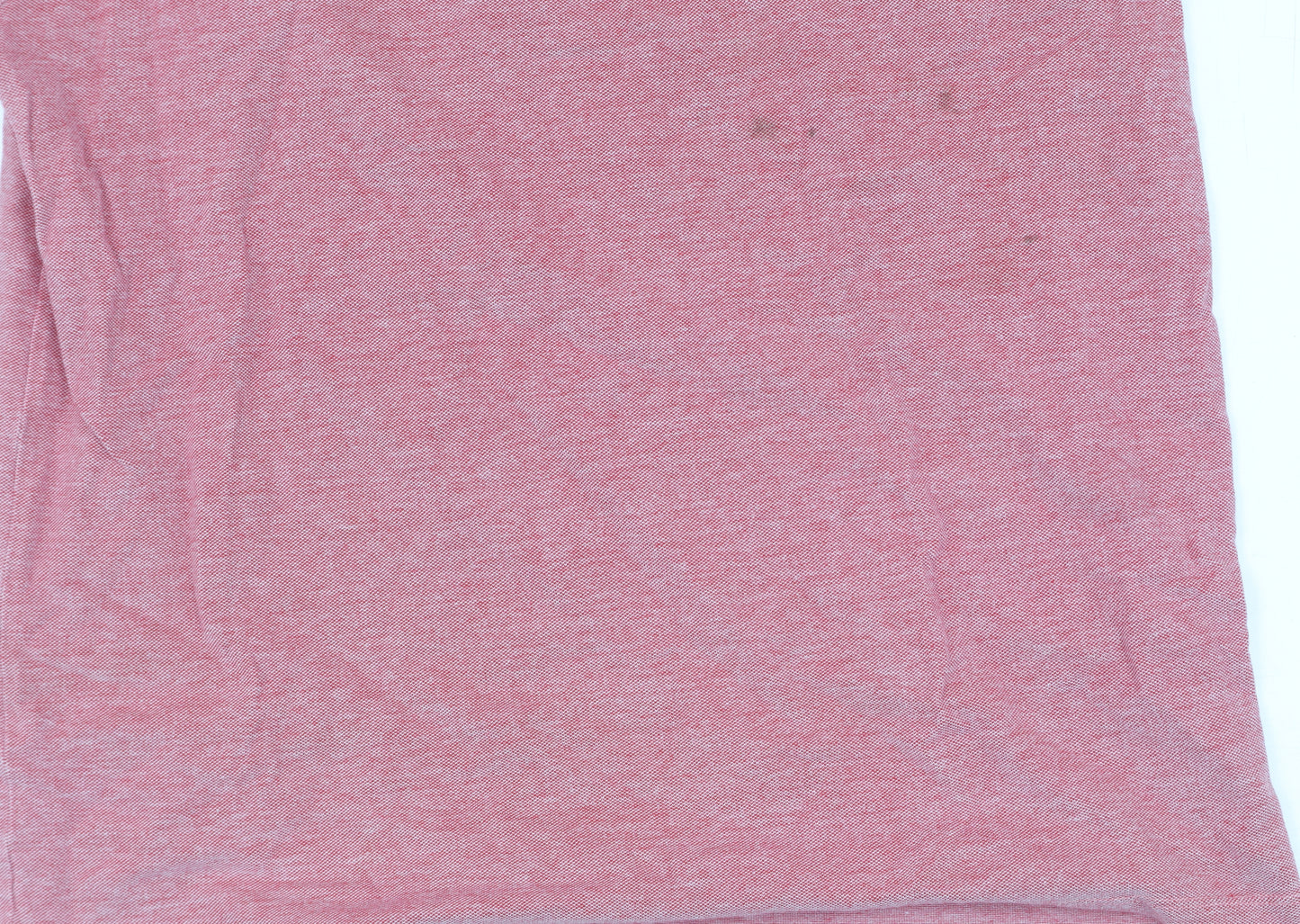 Zara Men Pink Polo Shirt, Size L, Short Sleeve Casual