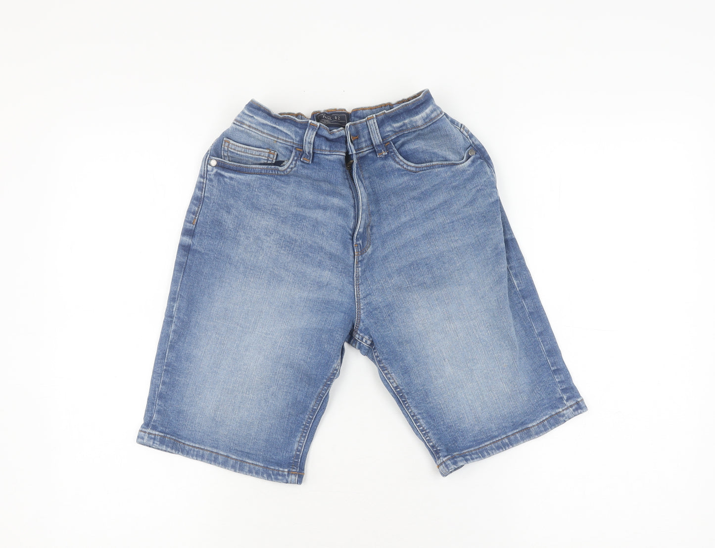 Next Girls Blue Denim Bermuda Shorts 12 Years Regular Fit