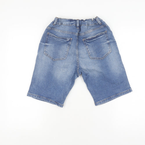 Next Girls Blue Denim Bermuda Shorts 12 Years Regular Fit