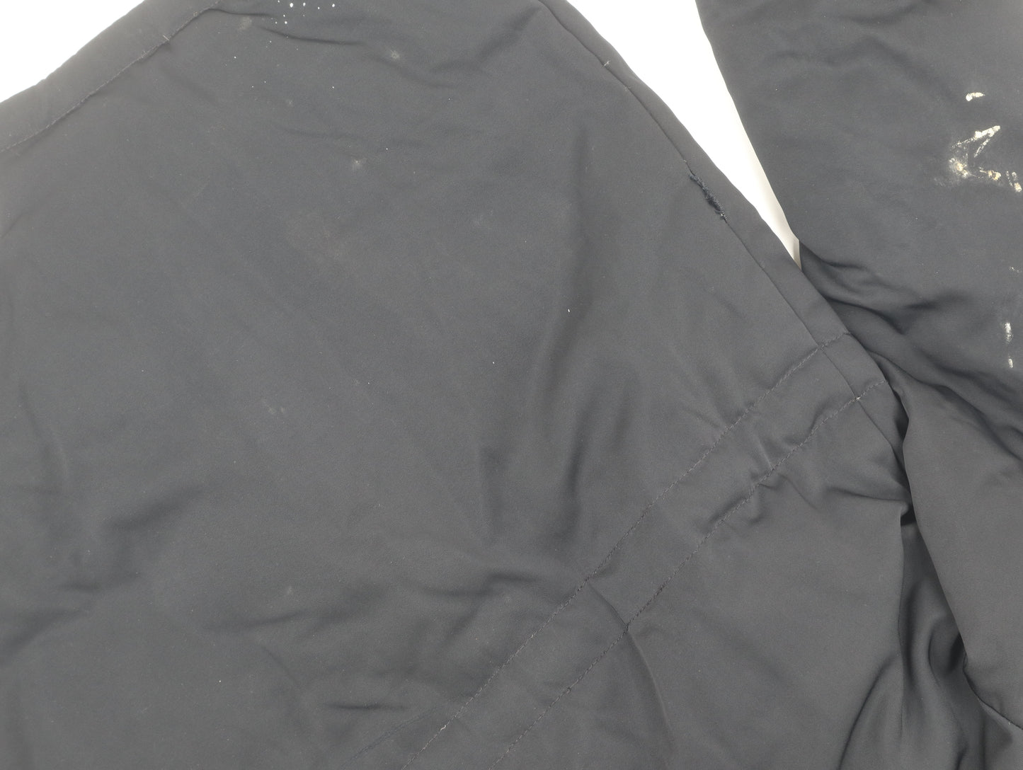 Jack Wills Women's Black Hooded Coat Size 10