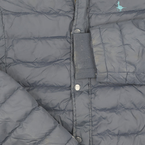 Jack Wills Unisex Blue Puffer Jacket M, Winter Ready