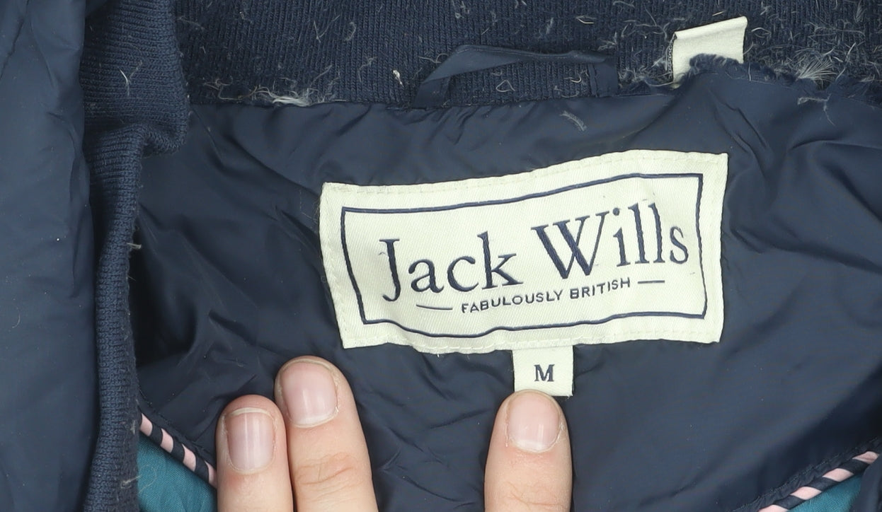 Jack Wills Unisex Blue Puffer Jacket M, Winter Ready