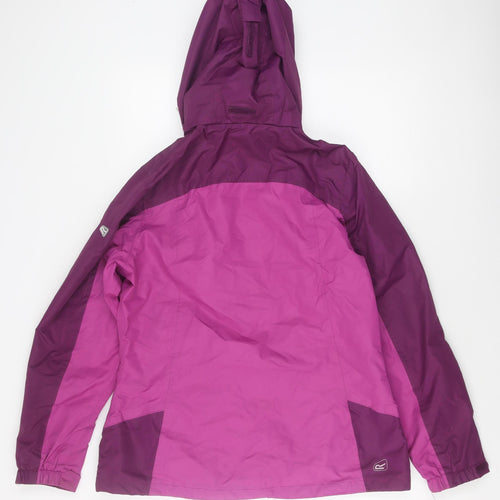 Regatta Women's Purple Rain Coat Jacket - Size 16