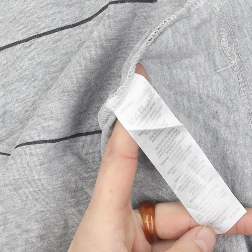 French Connection Men's Grey XL Striped T-Shirt