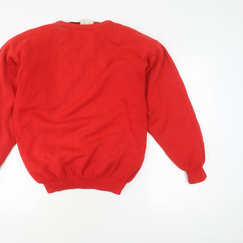 Wayfarer Men's Red Pullover Jumper S - Vintage Knit