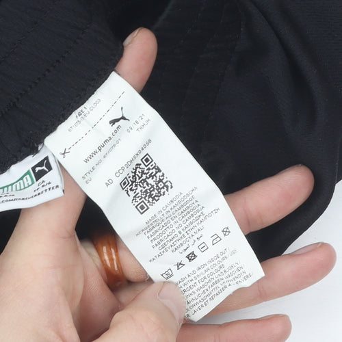 Puma Boys Black Athletic Shorts XS