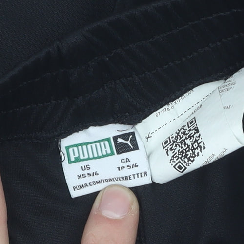 Puma Boys Black Athletic Shorts XS