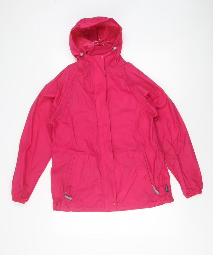 Regatta Women's Pink Waterproof Rain Coat Jacket Size 12