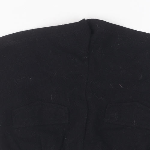 Next Girls Black Casual Shorts 9 Years with Pleated Front