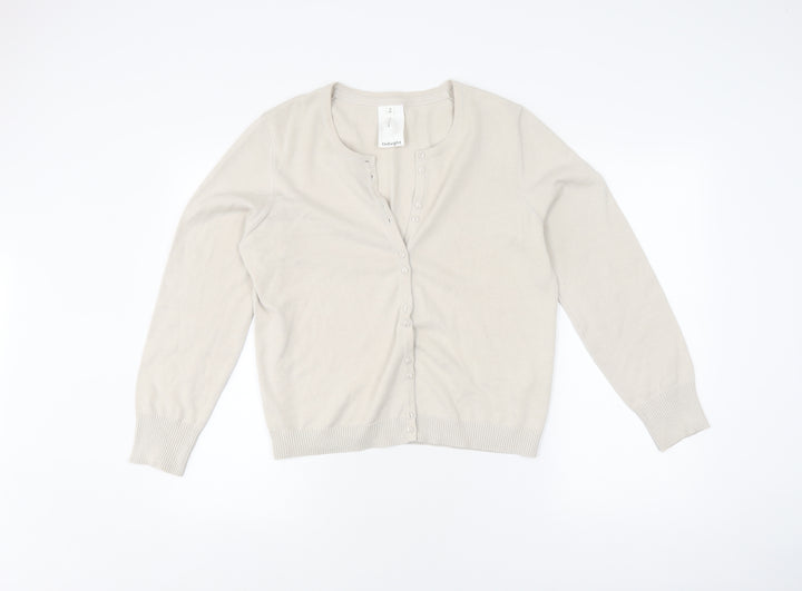 Thought Women's Beige Cardigan Size 14