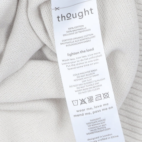 Thought Women's Beige Cardigan Size 14