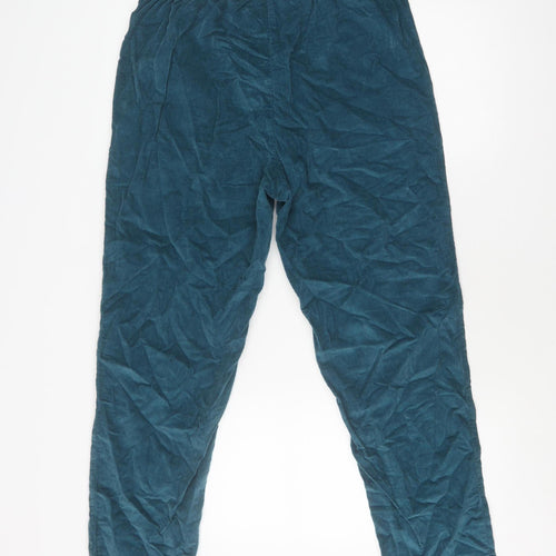 Damart Women's Blue Corduroy Trousers Size 16