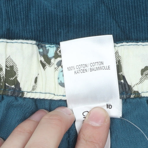 Damart Women's Blue Corduroy Trousers Size 16