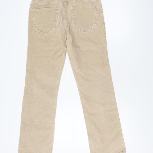 GAP Women's Beige Straight Trousers Size 4