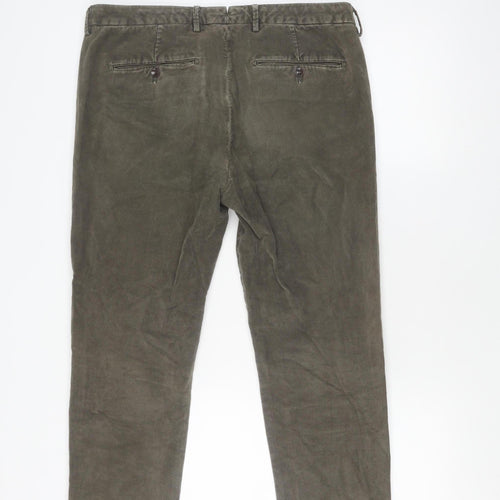 SEVENTY Men's Grey Chino Trousers Size 52