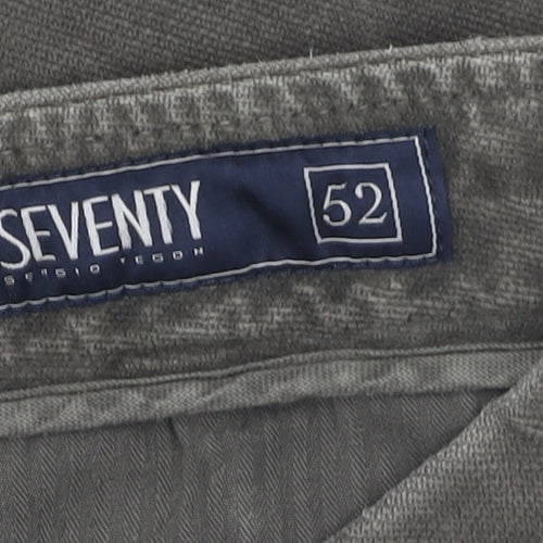 SEVENTY Men's Grey Chino Trousers Size 52