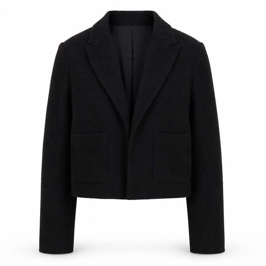 Front view of Marks & Spencer Women's Black Blazer, size 14