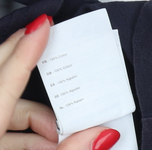 Oxbow Men's Blue Graphic T-Shirt L - Logo Print