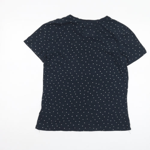 Superdry Women Blue T-Shirt Size 12 Classic Casual