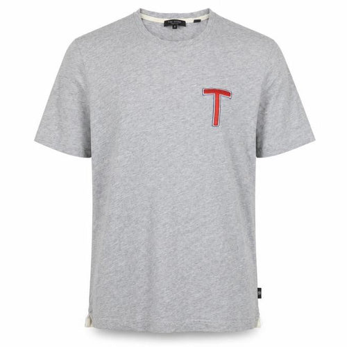 Ted Baker Men's Grey Crew Neck Short Sleeve T-Shirt L