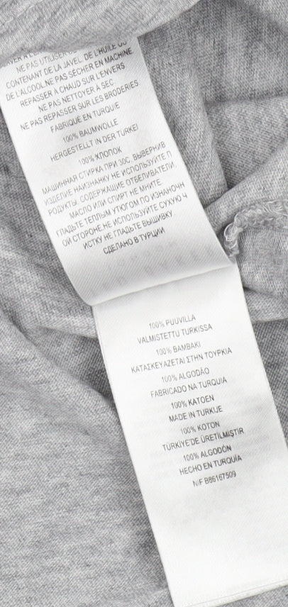 Ted Baker Men's Grey Crew Neck Short Sleeve T-Shirt L