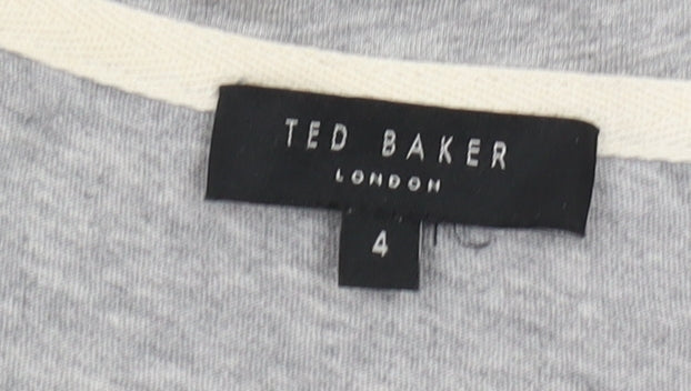 Ted Baker Men's Grey Crew Neck Short Sleeve T-Shirt L