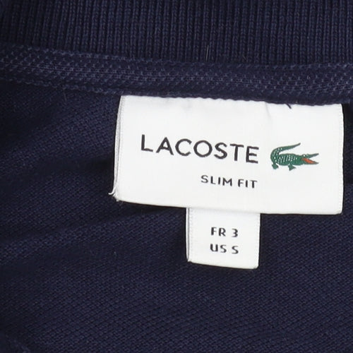 Lacoste Men's Blue Slim Fit Polo Shirt S