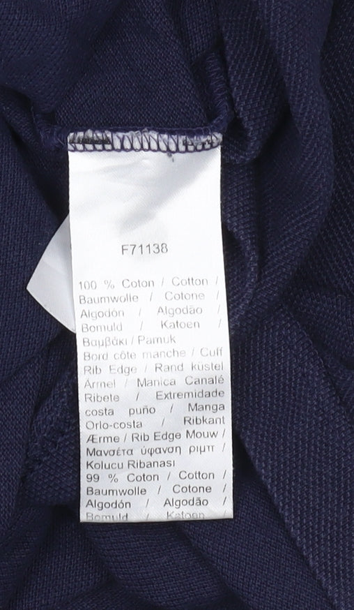 Lacoste Men's Blue Slim Fit Polo Shirt S