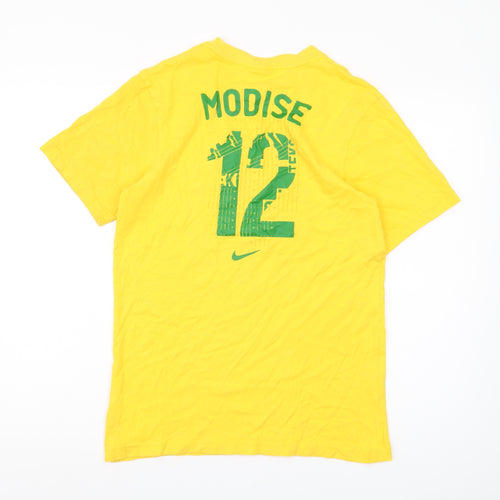Nike Men's Yellow South Africa Sports T-Shirt - Size S