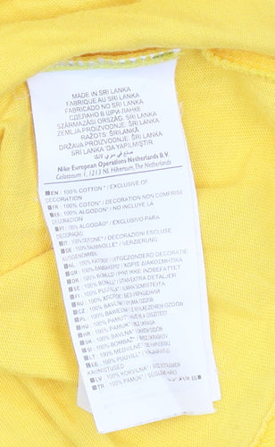 Nike Men's Yellow South Africa Sports T-Shirt - Size S