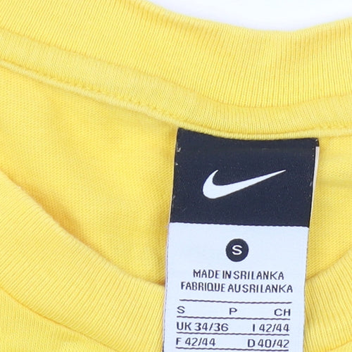 Nike Men's Yellow South Africa Sports T-Shirt - Size S