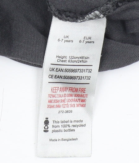 Mojang Studios Boys Grey Minecraft T-Shirt 6-7 Years