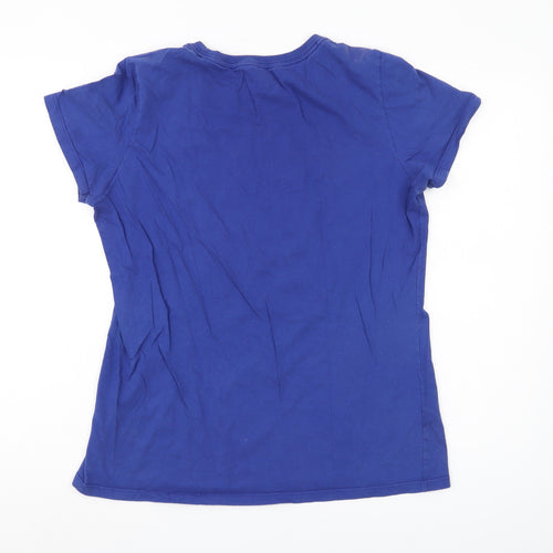 Nike Men's XL Blue 'You're Late' Slim Fit T-Shirt