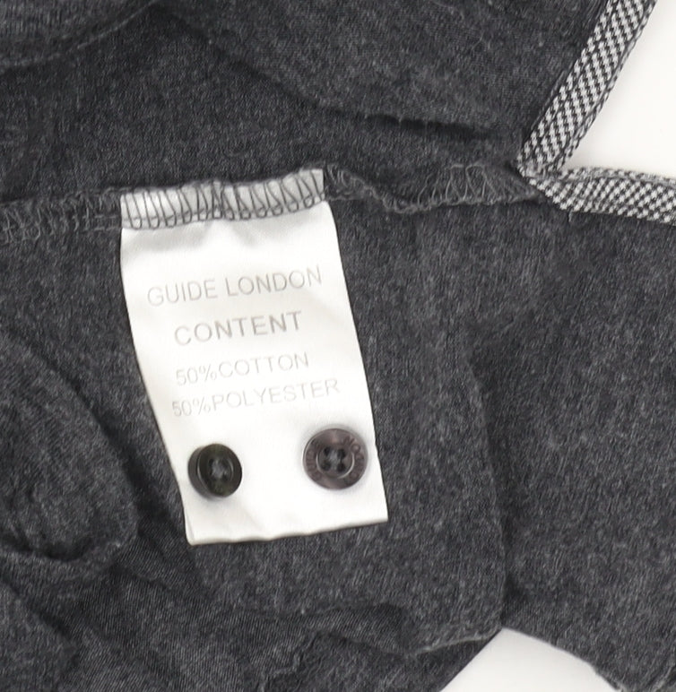 Guide London Men's XL Grey Polo Shirt
