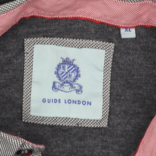 Guide London Men's XL Grey Polo Shirt