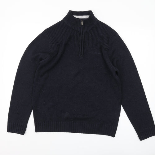 Pierre Cardin Men's Black Pullover Jumper Size L