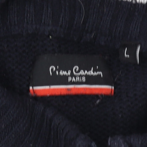 Pierre Cardin Men's Black Pullover Jumper Size L