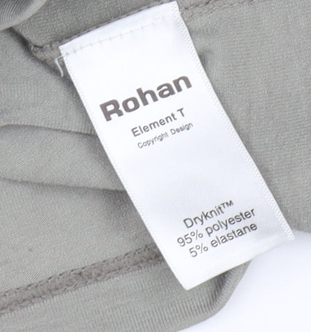 Rohan Men's Grey Crew Neck T-Shirt Medium