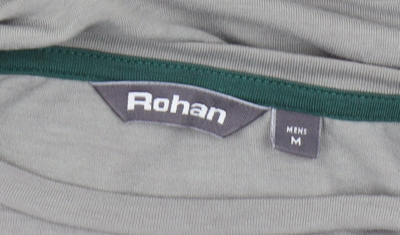 Rohan Men's Grey Crew Neck T-Shirt Medium