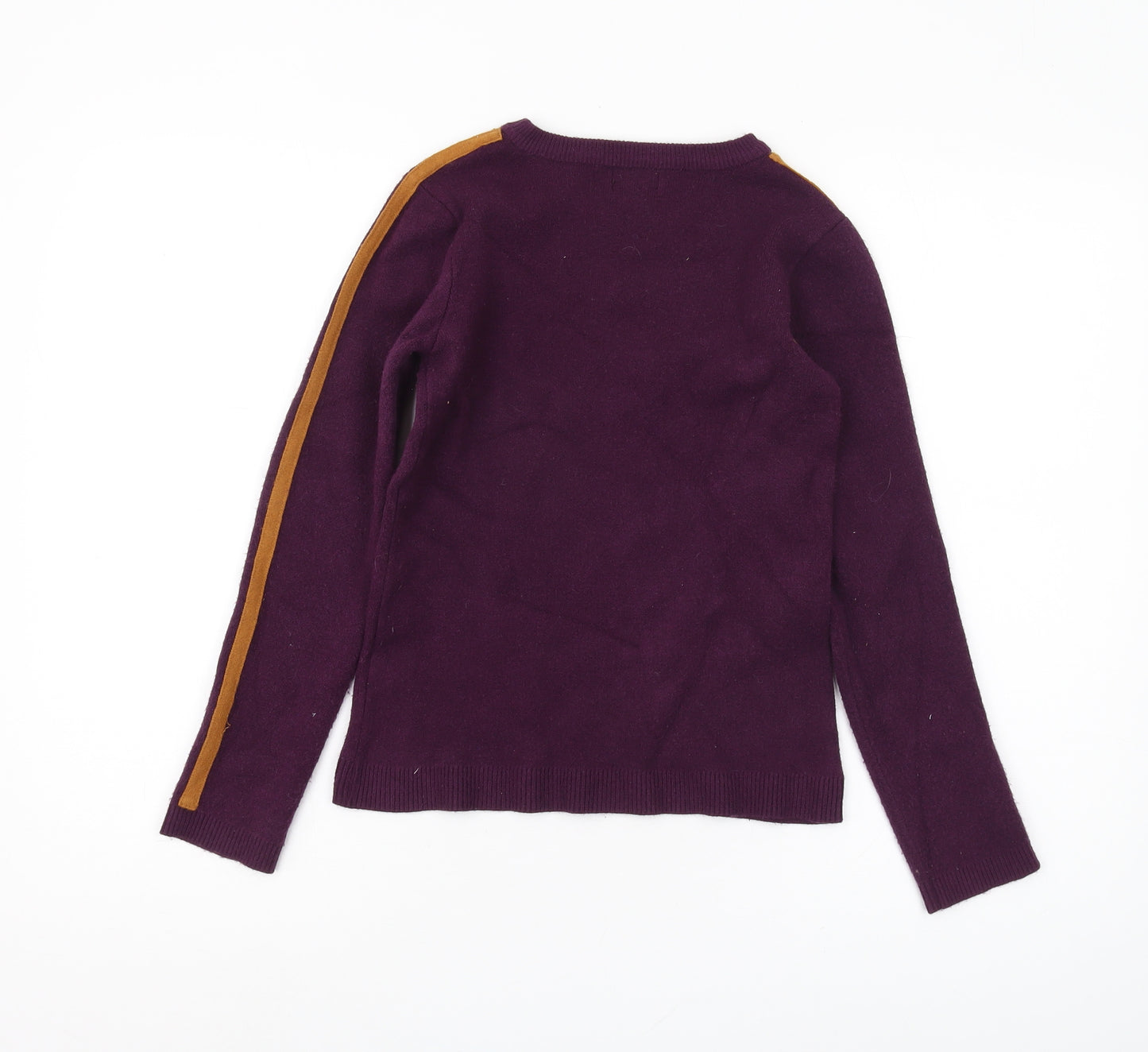 River Island Girls Purple Pullover Jumper 9-10 Years